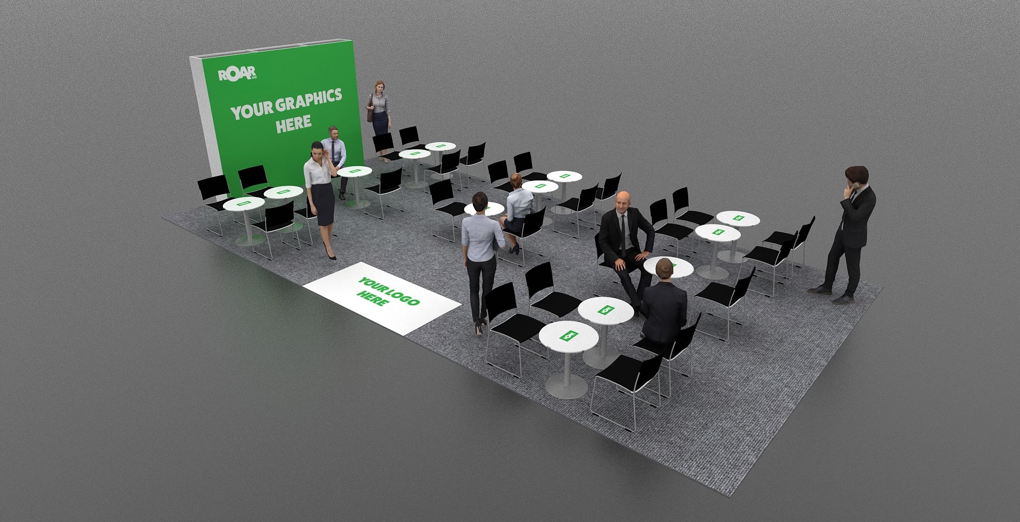 Networking seating area